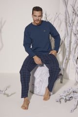 KLY Midi Yaka Pijama XXL - Indigo
