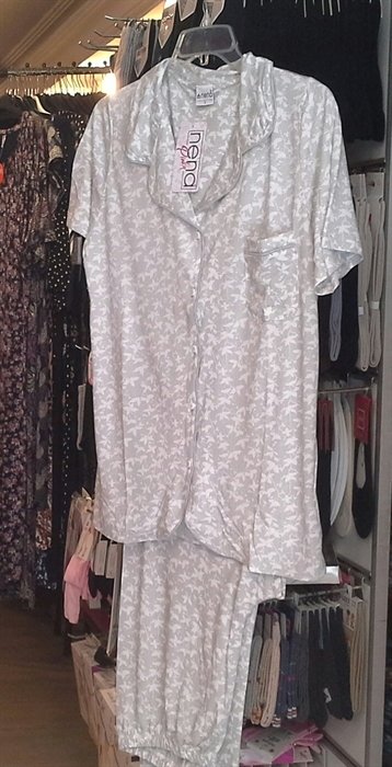 Nena NP201 Yarım Kol Pijama 6 - Mavi