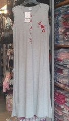 Nena NG222 Kolsuz Gecelik 2 - Gri