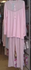 NENA P201 Pamuklu Pijama 6 - Pembe