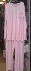 NENA P202 Pamuklu Pijama 7 - Pembe