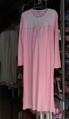 Nena Pamuklu Gecelik 4 - Pembe