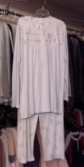 Nena NP342 %100 Pamuklu İnce Kumaş Pijama 6 - Mavi