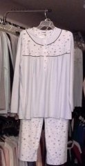 Nena NP341 %100 Pamuklu İnce Penye Pijama 5 - Mavi