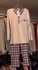 Nena NP319 %100 Pamuklu Spor Pijama 3 - Gri