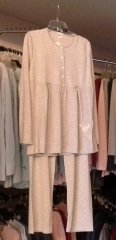 Nena NP318 %100 Pamuklu İnce Penye Pijama 6 - Gri