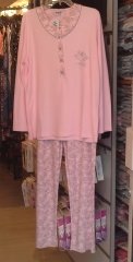 NENA NP 208 Pamuklu Pijama 6 - Pembe