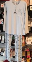 NENA NP 206 Pamuklu Pijama 2 - Mavi