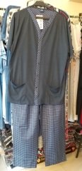 Nena Kısa Kol Önden Düğmeli Poplin Pijama