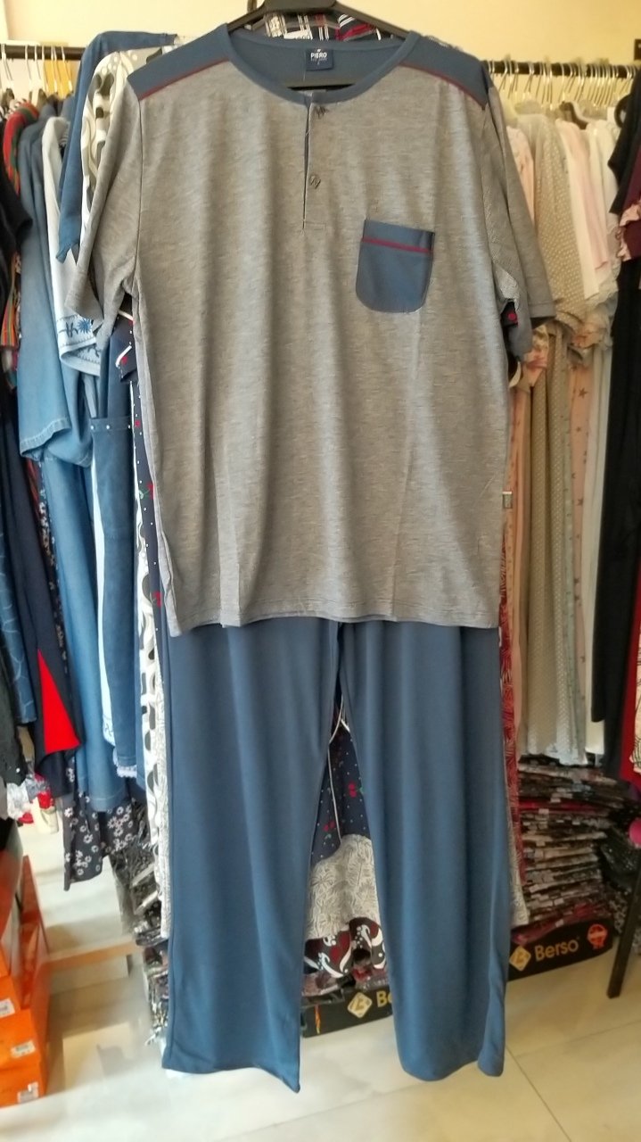 Nena Kısa Kol Üçlü Takım Pijama