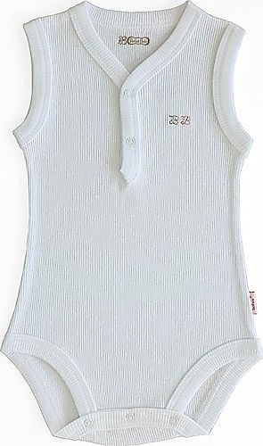 Bahar Bebe Kolsuz Çıtçıt Body 6-9 Aylık - Beyaz
