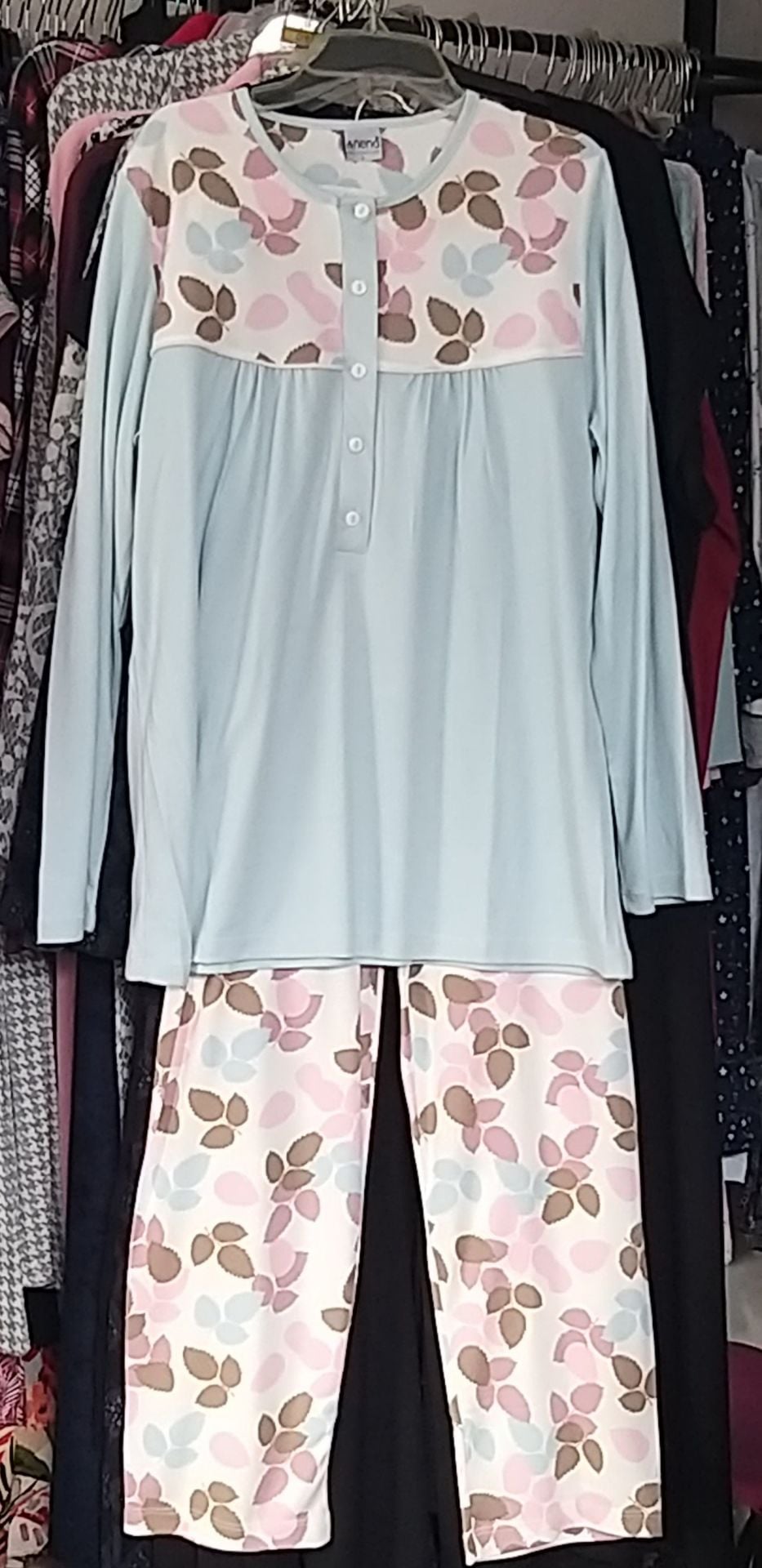 Nena Robalı Desenli Pijama Mavi - 2