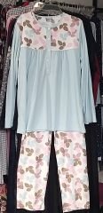 Nena Robalı Desenli Pijama Mavi - 7