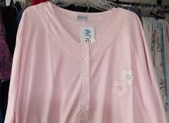 Nena Battal Büyük Beden Kısa Kol Pijama Pembe - 5XL